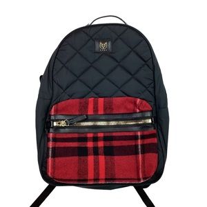 Yomo Black Buffalo Print Backpack